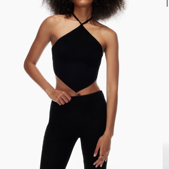 Aritzia sculpt knit scarf top - Picture 1 of 3